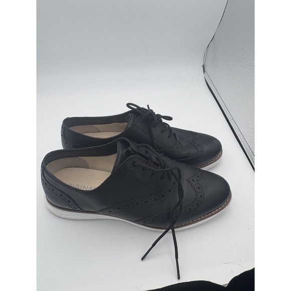 Cole Haan Shoes - Cole Haan OriginalGrand Shoes Womens Size 6 Black Leather Oxford Wingtip Comfort